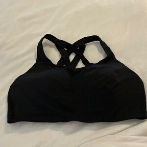 Lululemon Athletica Black Strappy Sports Bra 40D
